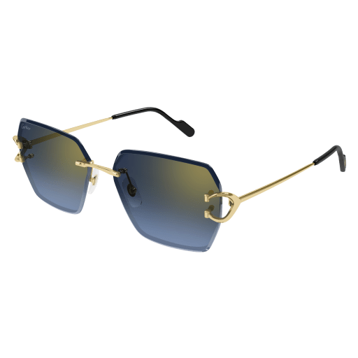Classic C Motif Rimless Metal Sunglasses