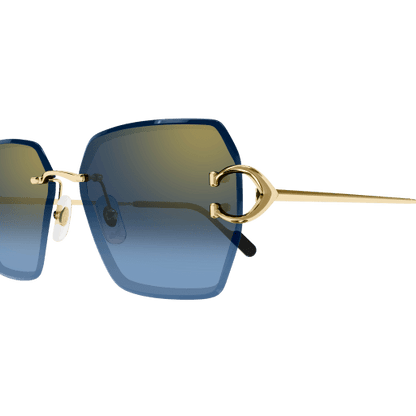 Classic C Motif Rimless Metal Sunglasses