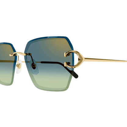 Classic C Motif Rimless Metal Sunglasses