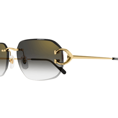 Classic C Motif Rimless Metal Sunglasses
