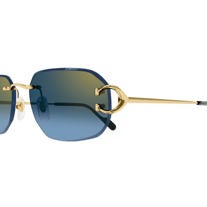 Classic C Motif Rimless Metal Sunglasses