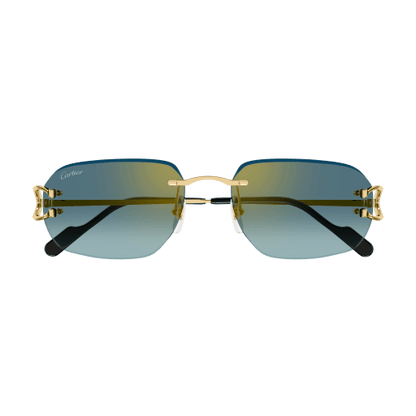 Classic C Motif Rimless Metal Sunglasses