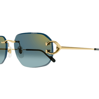 Classic C Motif Rimless Metal Sunglasses