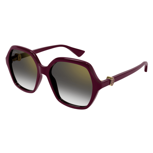 C de Cartier Hexagonal Acetate Sunglasses