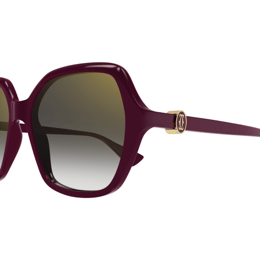 C de Cartier Hexagonal Acetate Sunglasses