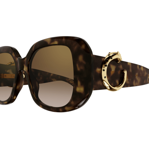 Panthère de Cartier Square Acetate Sunglasses