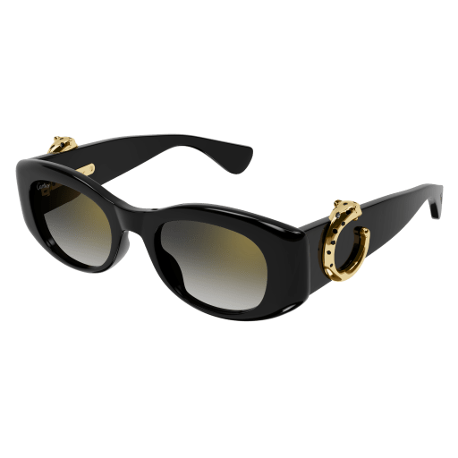 Panthère de Cartier Oval Acetate Sunglasses