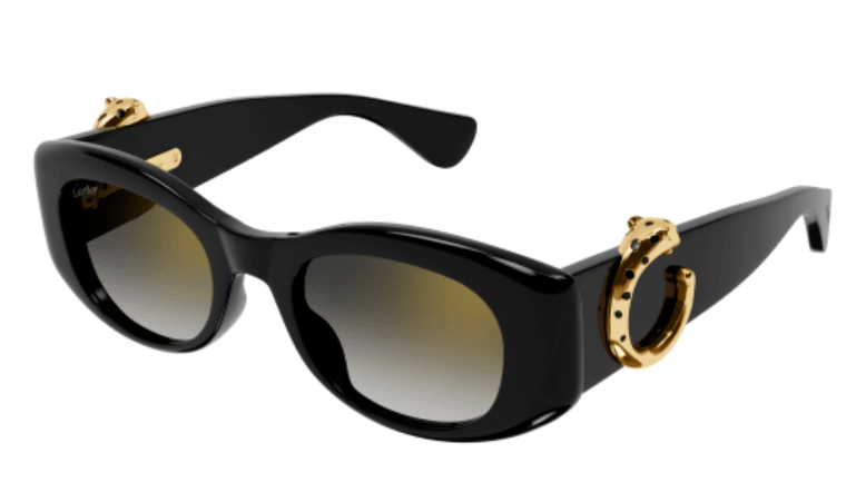 Panthère de Cartier Oval Acetate Sunglasses
