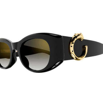 Panthère de Cartier Oval Acetate Sunglasses