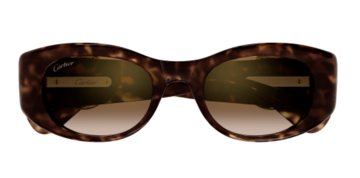 Panthère de Cartier Oval Acetate Sunglasses