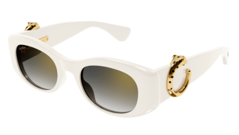 Panthère de Cartier Oval Acetate Sunglasses
