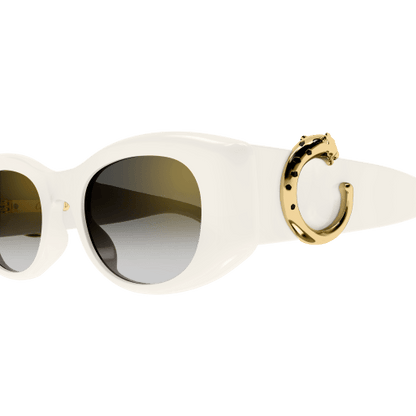 Panthère de Cartier Oval Acetate Sunglasses