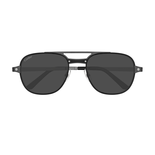 Santos de Cartier Aviator Metal Polarized Sunglasses