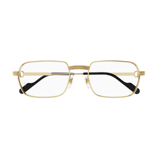 Première de Cartier Soft Hexagonal Metal Eyeglasses