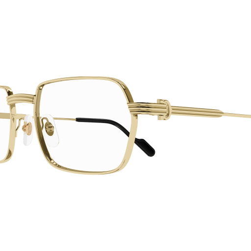 Première de Cartier Soft Hexagonal Metal Eyeglasses