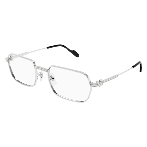Première de Cartier Soft Hexagonal Metal Eyeglasses