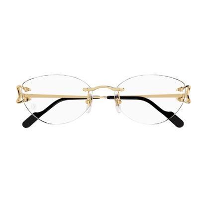 Classic C Motif Oval Metal Eyeglasses