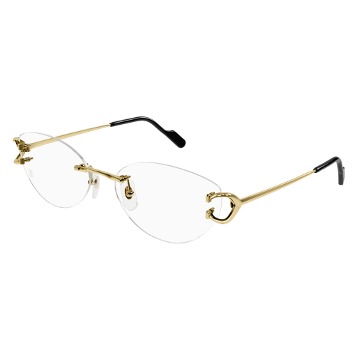Classic C Motif Oval Metal Eyeglasses