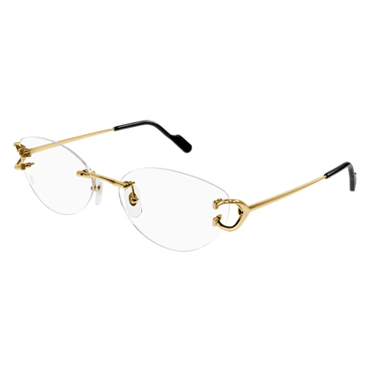 Classic C Motif Oval Metal Eyeglasses