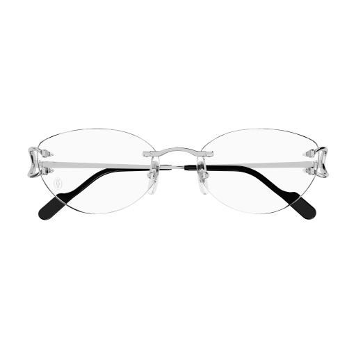 Classic C Motif Oval Metal Eyeglasses