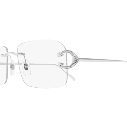 Precious de Cartier Rimless Solid Gold Eyeglasses