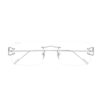 Precious de Cartier Rimless Solid Gold Eyeglasses