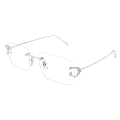 Precious de Cartier Rimless Solid Gold Eyeglasses