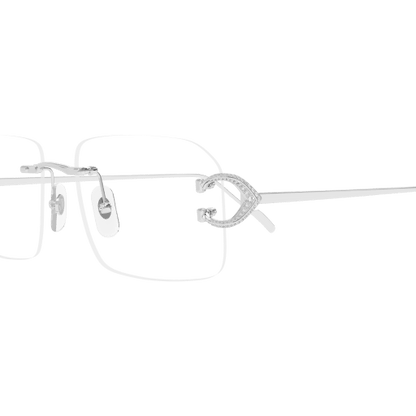 Precious de Cartier Rimless Solid Gold Eyeglasses