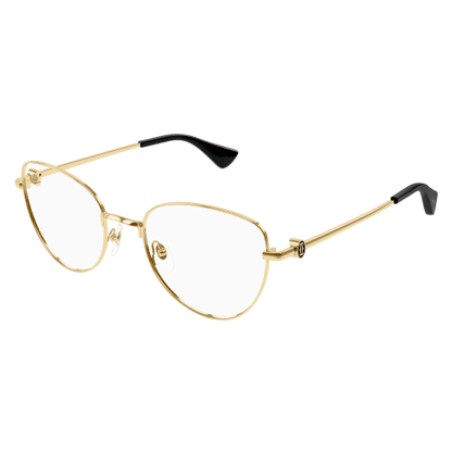 C de Cartier Cat Eye Metal Eyeglasses