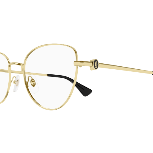 C de Cartier Cat Eye Metal Eyeglasses