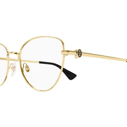 C de Cartier Cat Eye Metal Eyeglasses