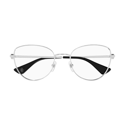 C de Cartier Cat Eye Metal Eyeglasses