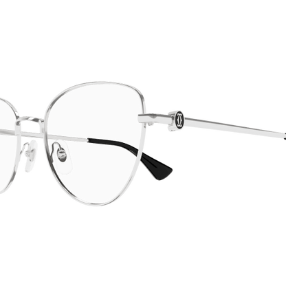 C de Cartier Cat Eye Metal Eyeglasses