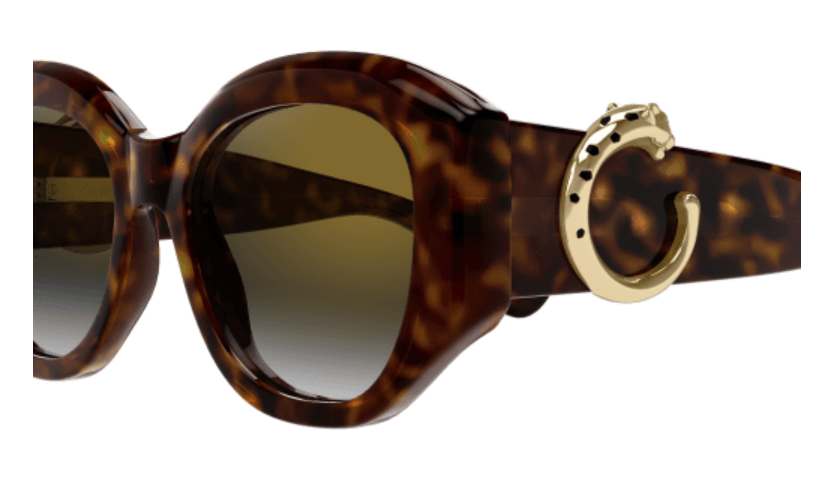 Panthère de Cartier Cat Eye Acetate Sunglasses