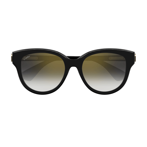 C de Cartier Round Cat Eye Acetate Sunglasses