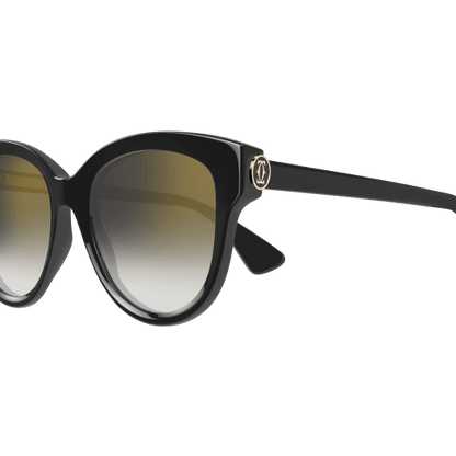 C de Cartier Round Cat Eye Acetate Sunglasses