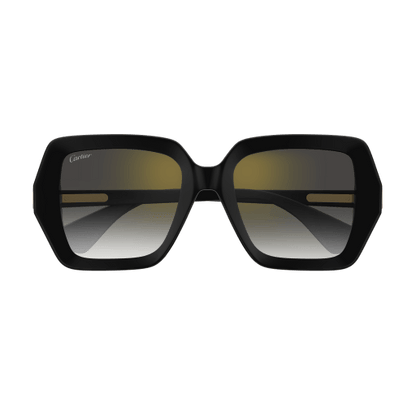 C de Cartier Oversized Square Acetate Sunglasses