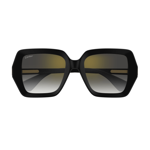 C de Cartier Oversized Square Acetate Sunglasses