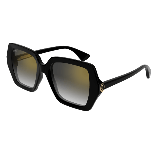 C de Cartier Oversized Square Acetate Sunglasses