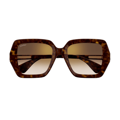C de Cartier Oversized Square Acetate Sunglasses
