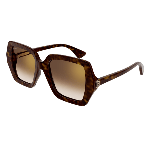 C de Cartier Oversized Square Acetate Sunglasses