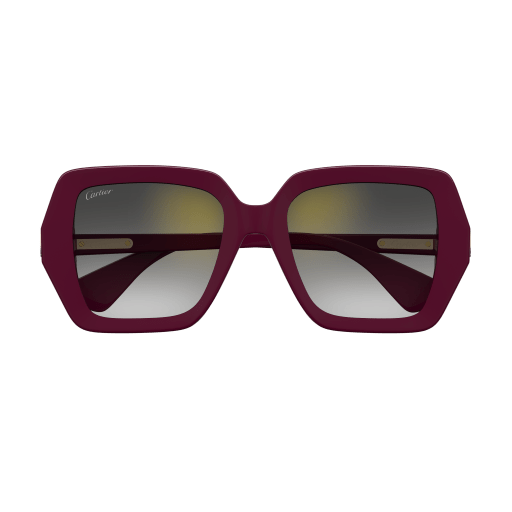 C de Cartier Oversized Square Acetate Sunglasses