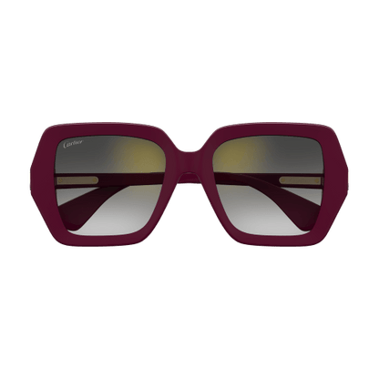 C de Cartier Oversized Square Acetate Sunglasses