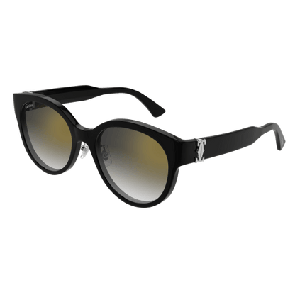 C de Cartier Round Acetate Sunglasses