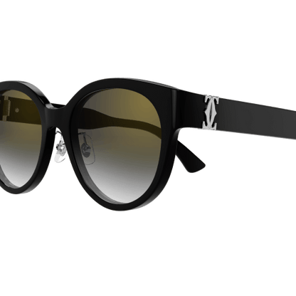 C de Cartier Round Acetate Sunglasses