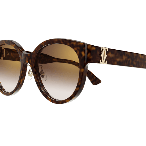 C de Cartier Round Acetate Sunglasses