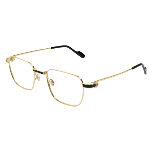 Première de Cartier Square Metal Eyeglasses