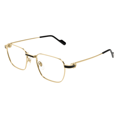 Première de Cartier Square Metal Eyeglasses