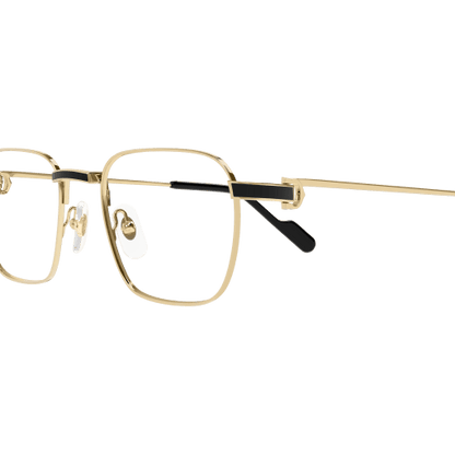 Première de Cartier Square Metal Eyeglasses