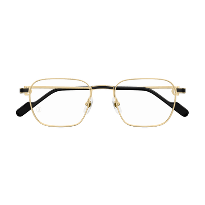 Première de Cartier Square Metal Eyeglasses